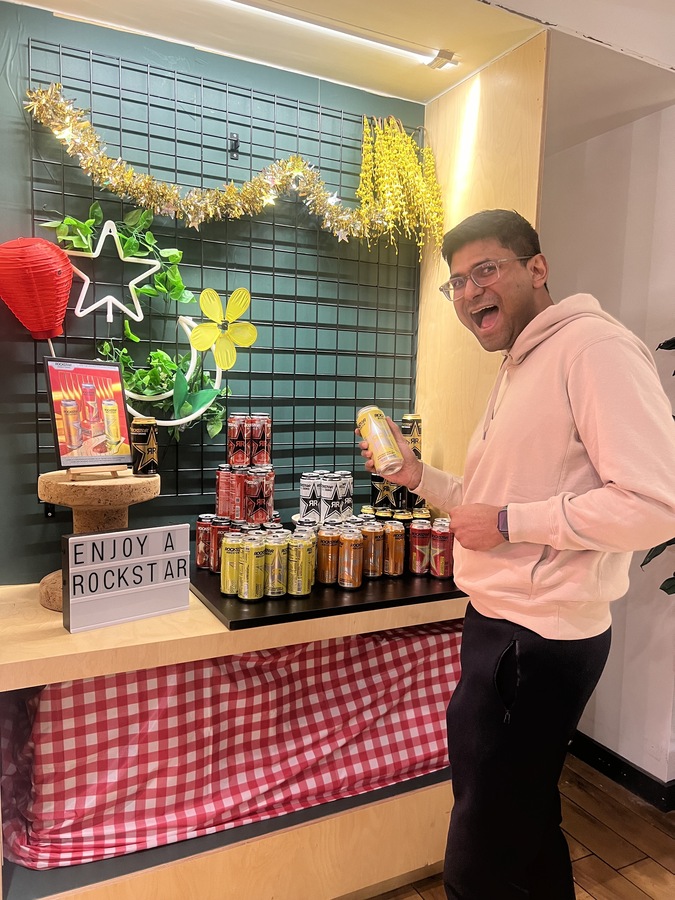 Rockstar Energy at Coworking Spaces